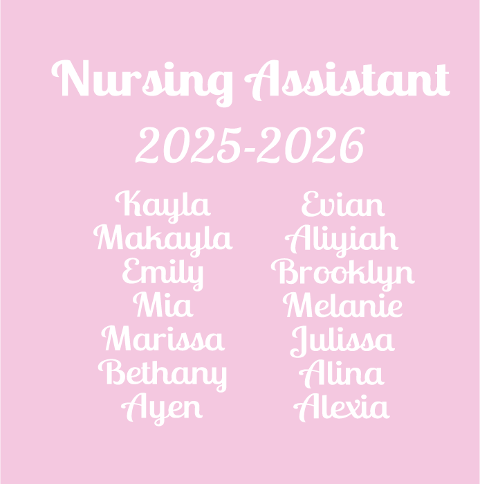 CNA Nursing Assistant PM Class LONG SLEEVE