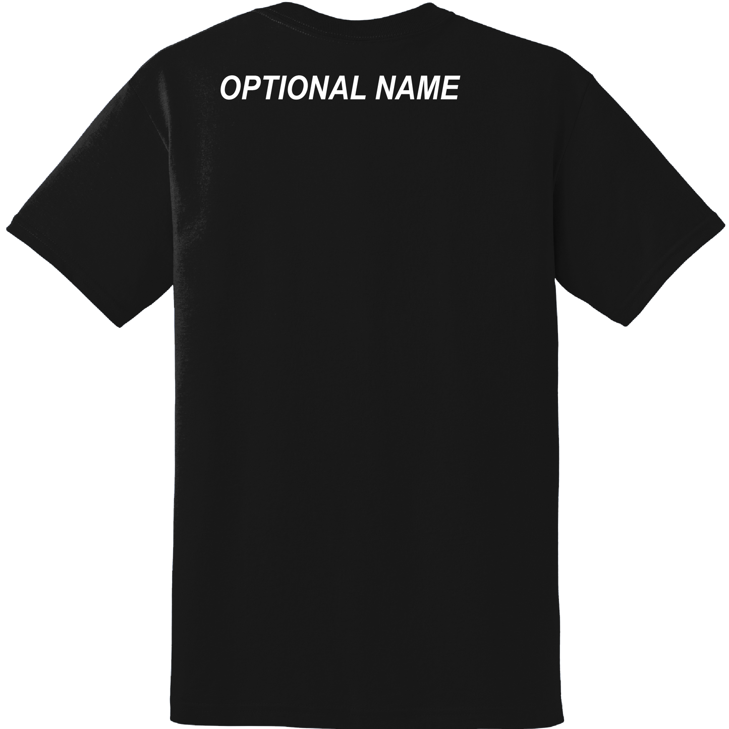 OPTIONAL :  NAME ON BACK OF PURCHASED TSHIRT